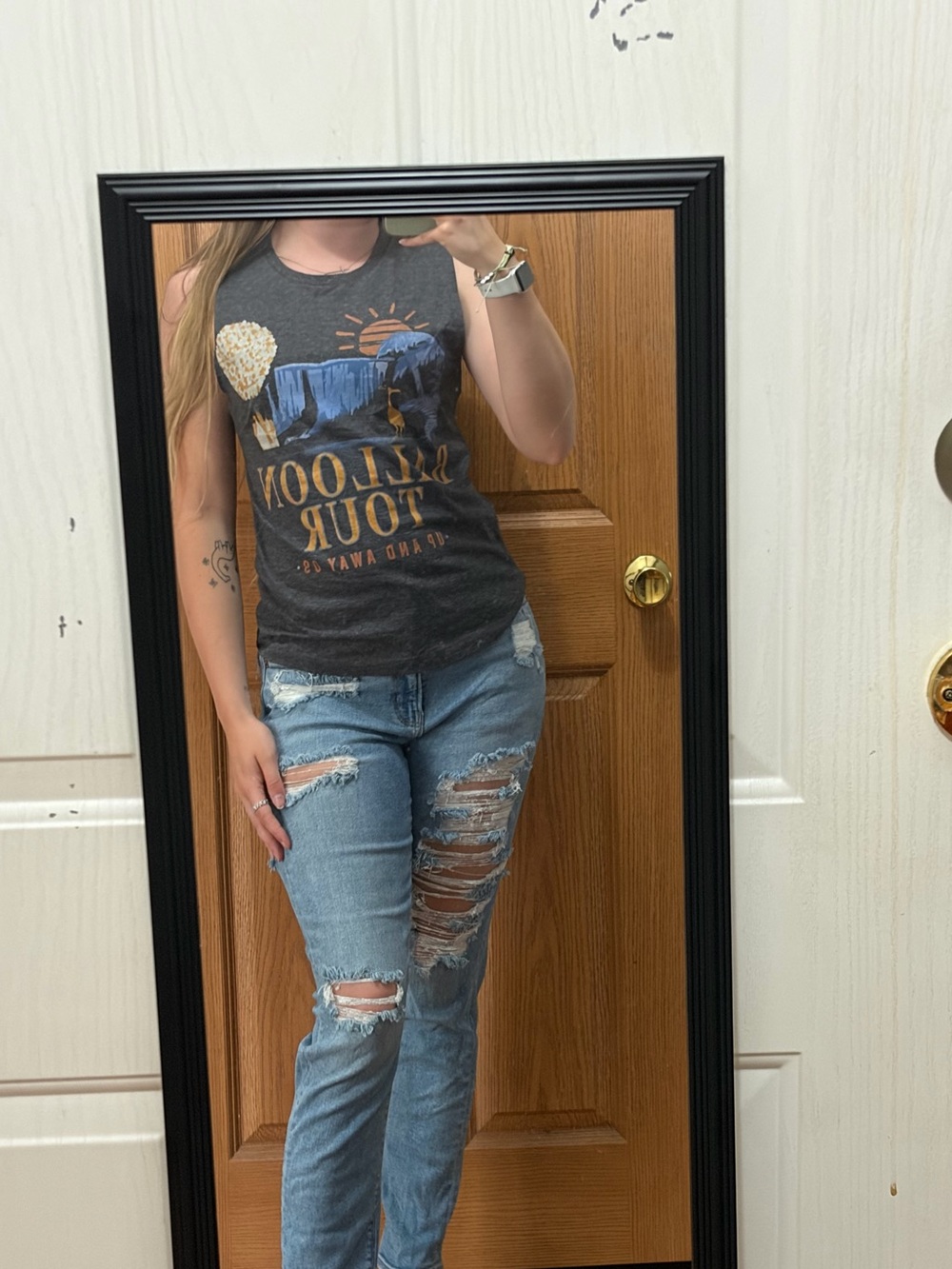 Disney Pixar UP ballon tour tank top
